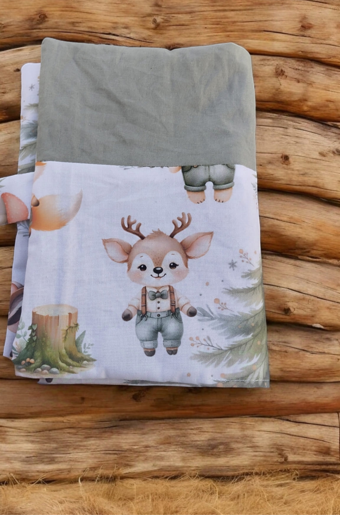 Protège carnet santé Animaux forêt personnalisé – Image 3