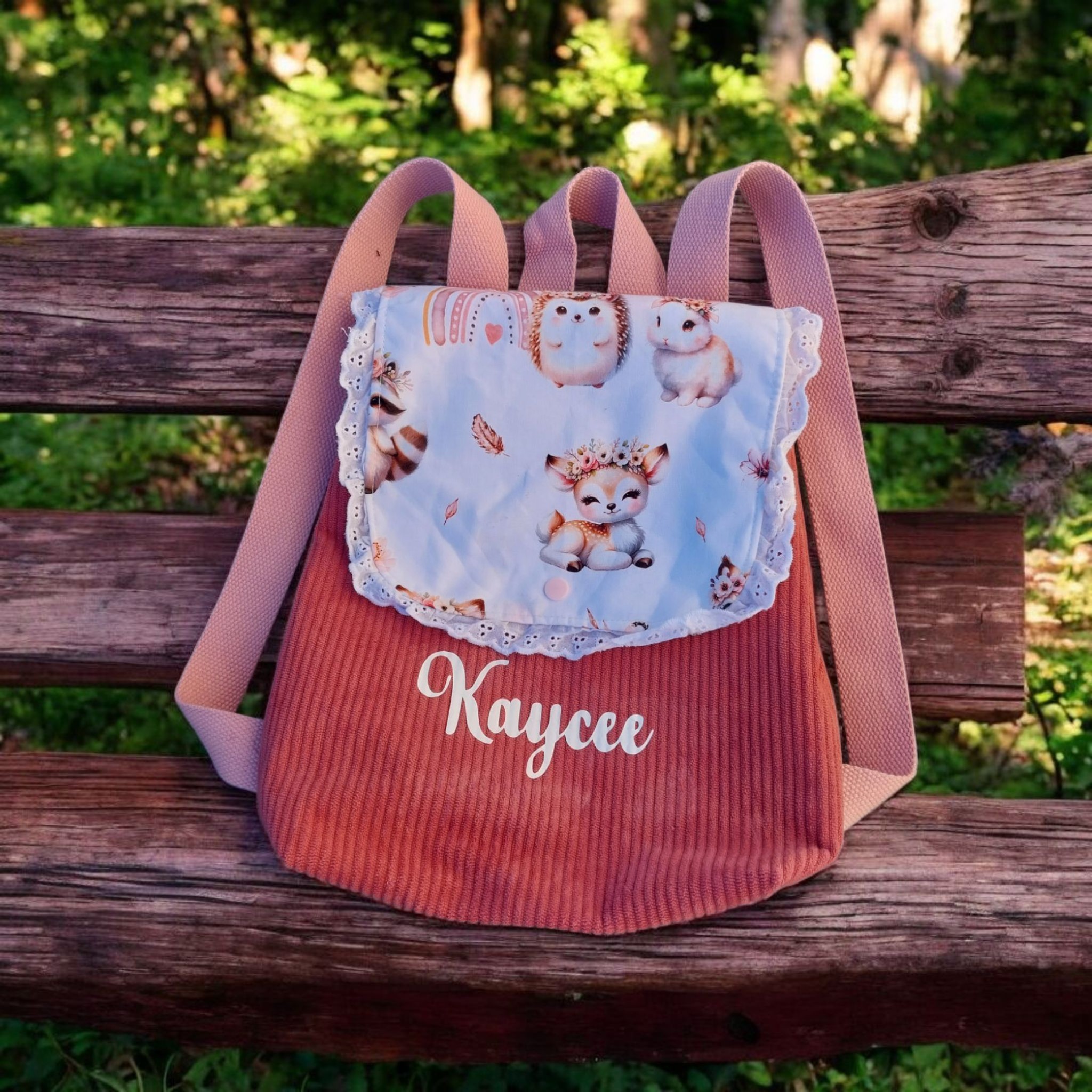 Sac à dos maternelle biche hérisson