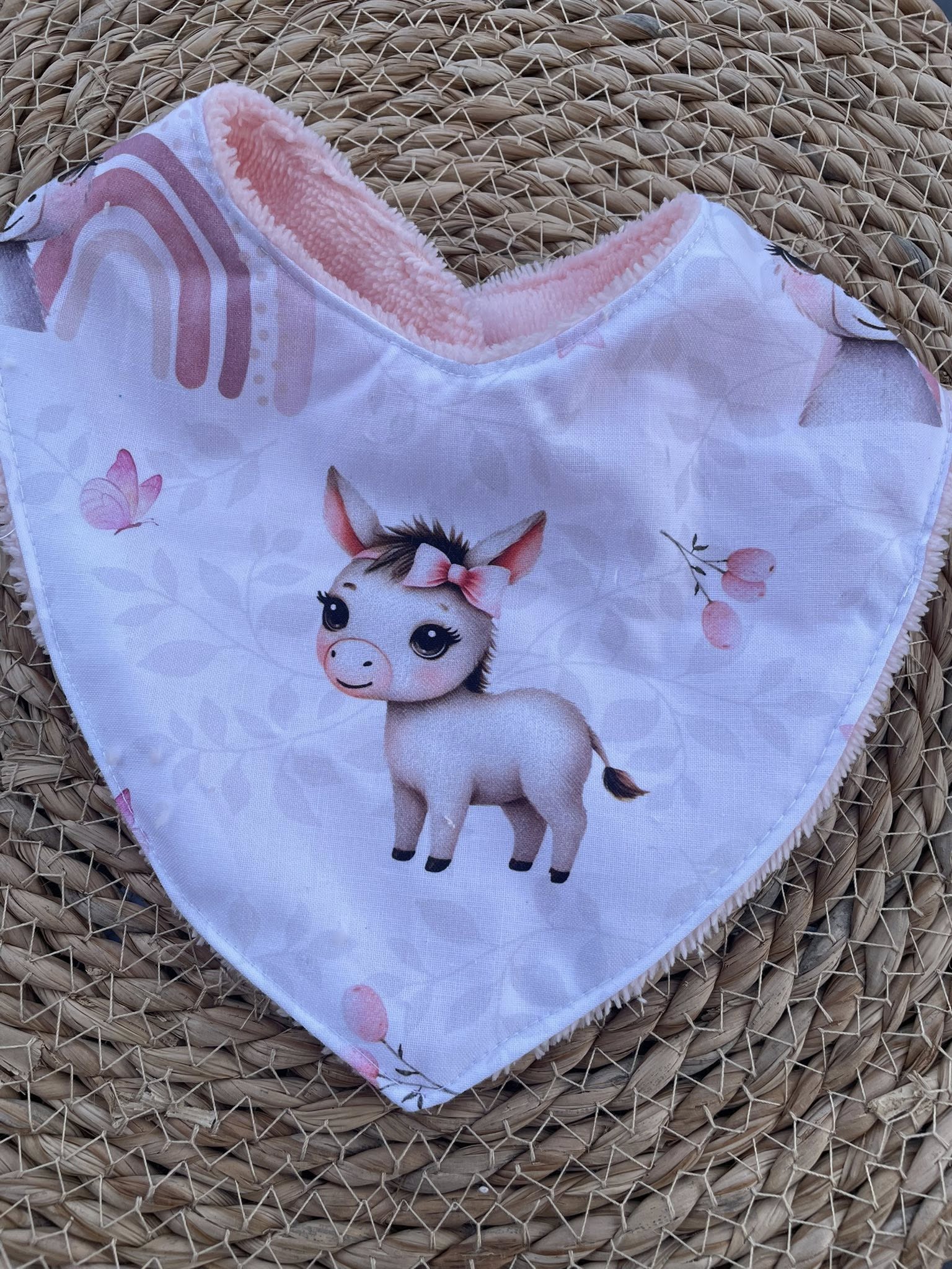 Bavoir âne personnalisé